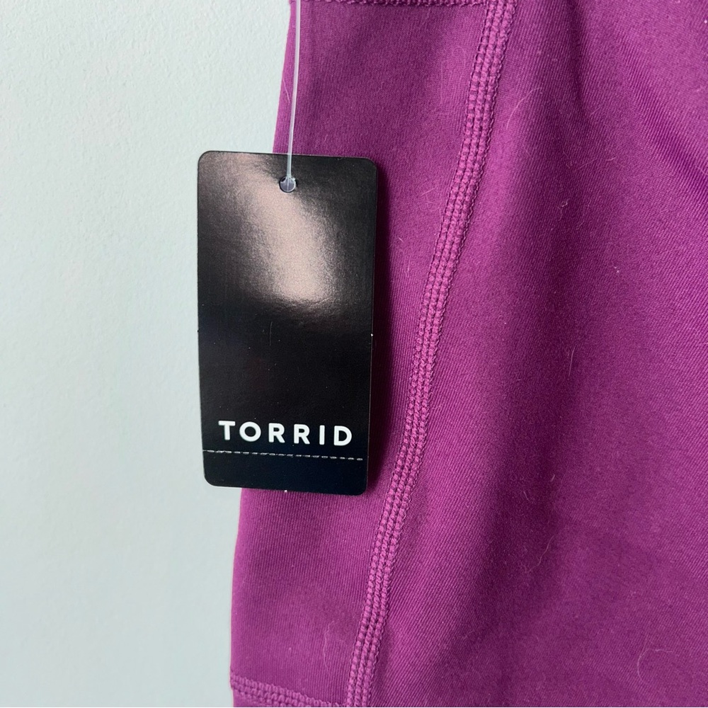 Torrid Purple Bike Shorts - Picture 5 of 8